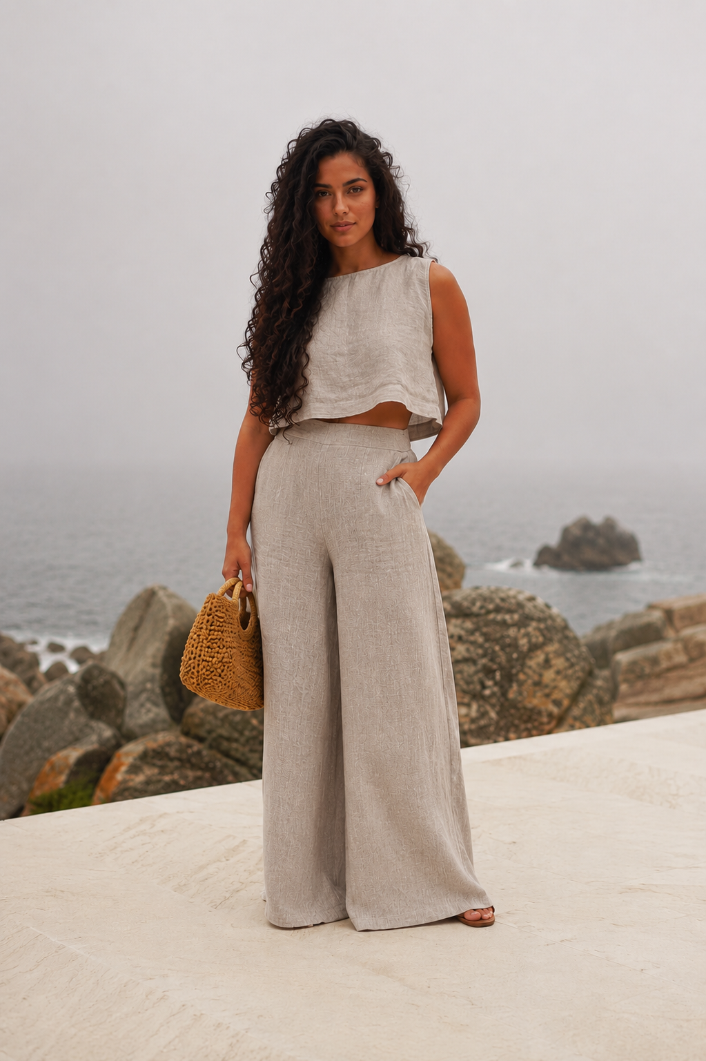 Conjunto Top Curto Mare