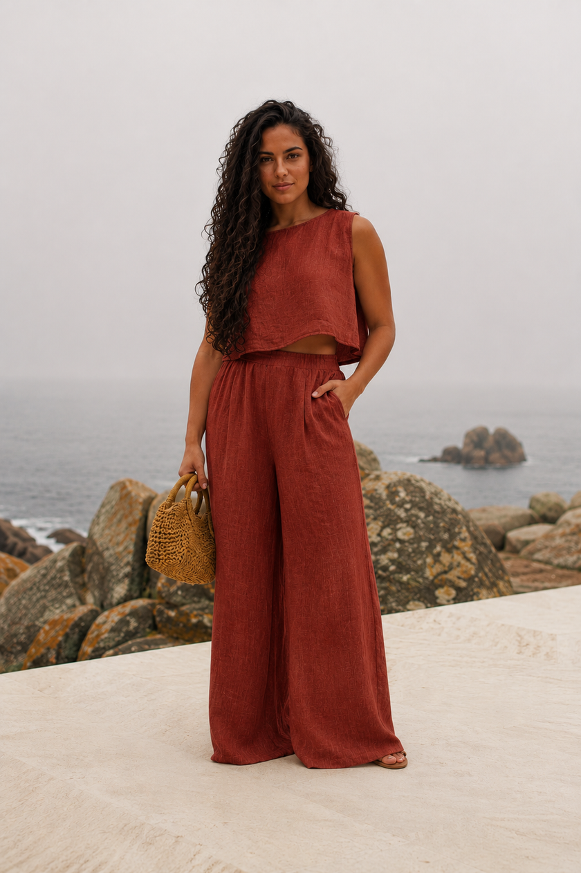 Conjunto Top Curto Mare