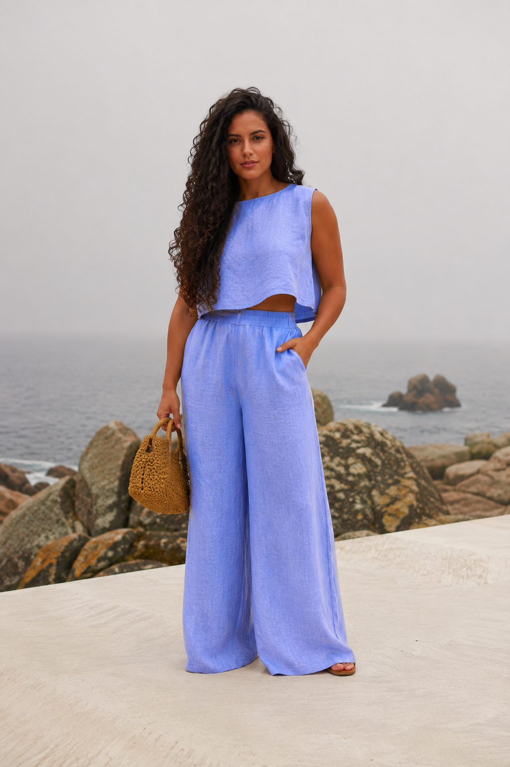 Conjunto Top Curto Mare