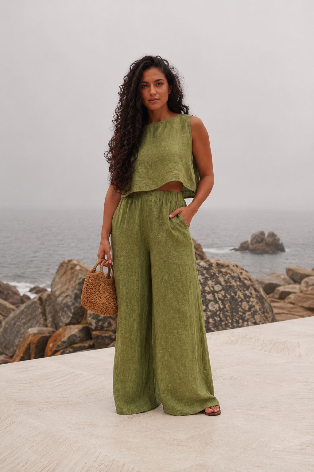 Conjunto Top Curto Mare