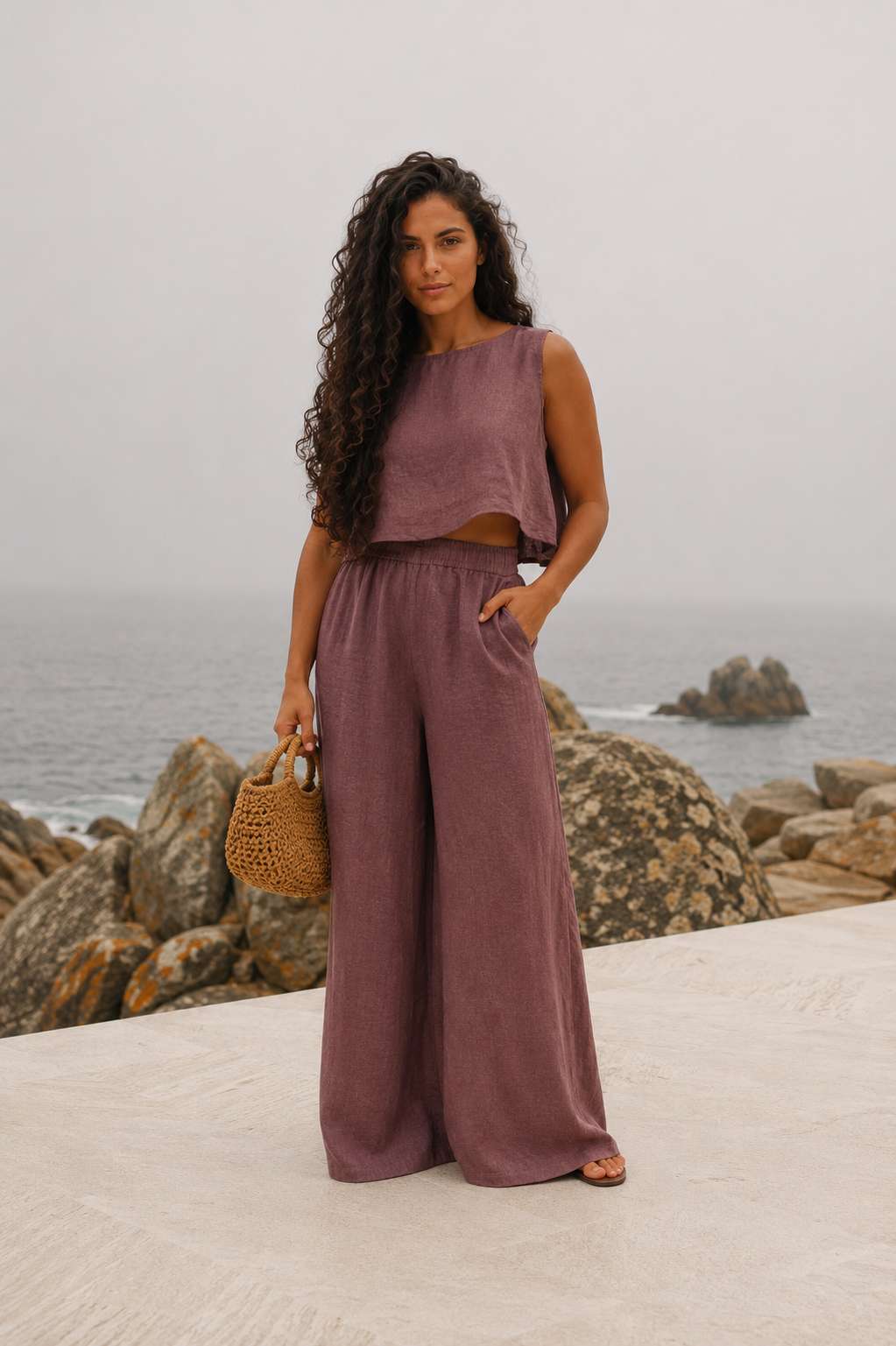 Conjunto Top Curto Mare