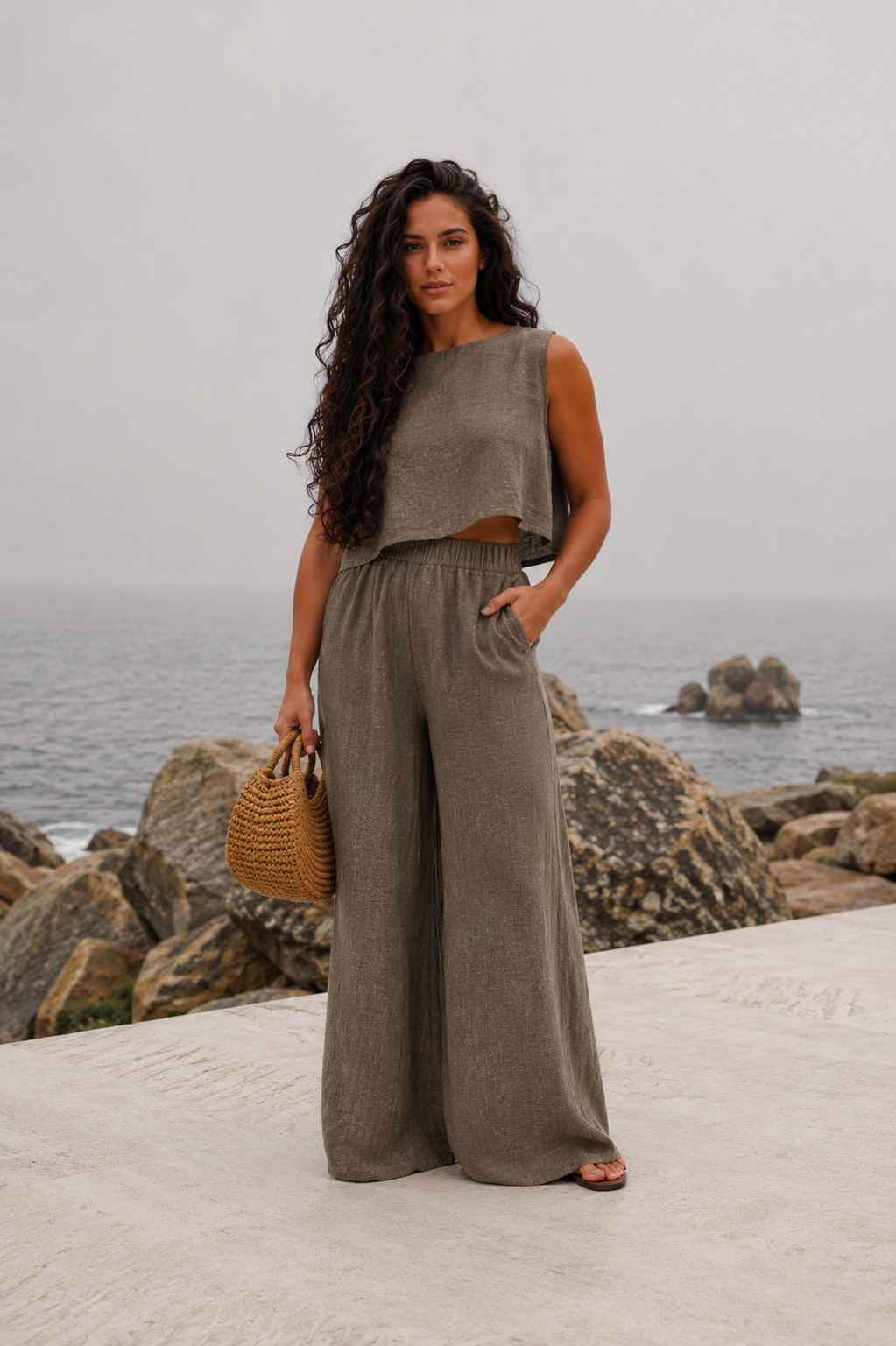 Conjunto Top Curto Mare