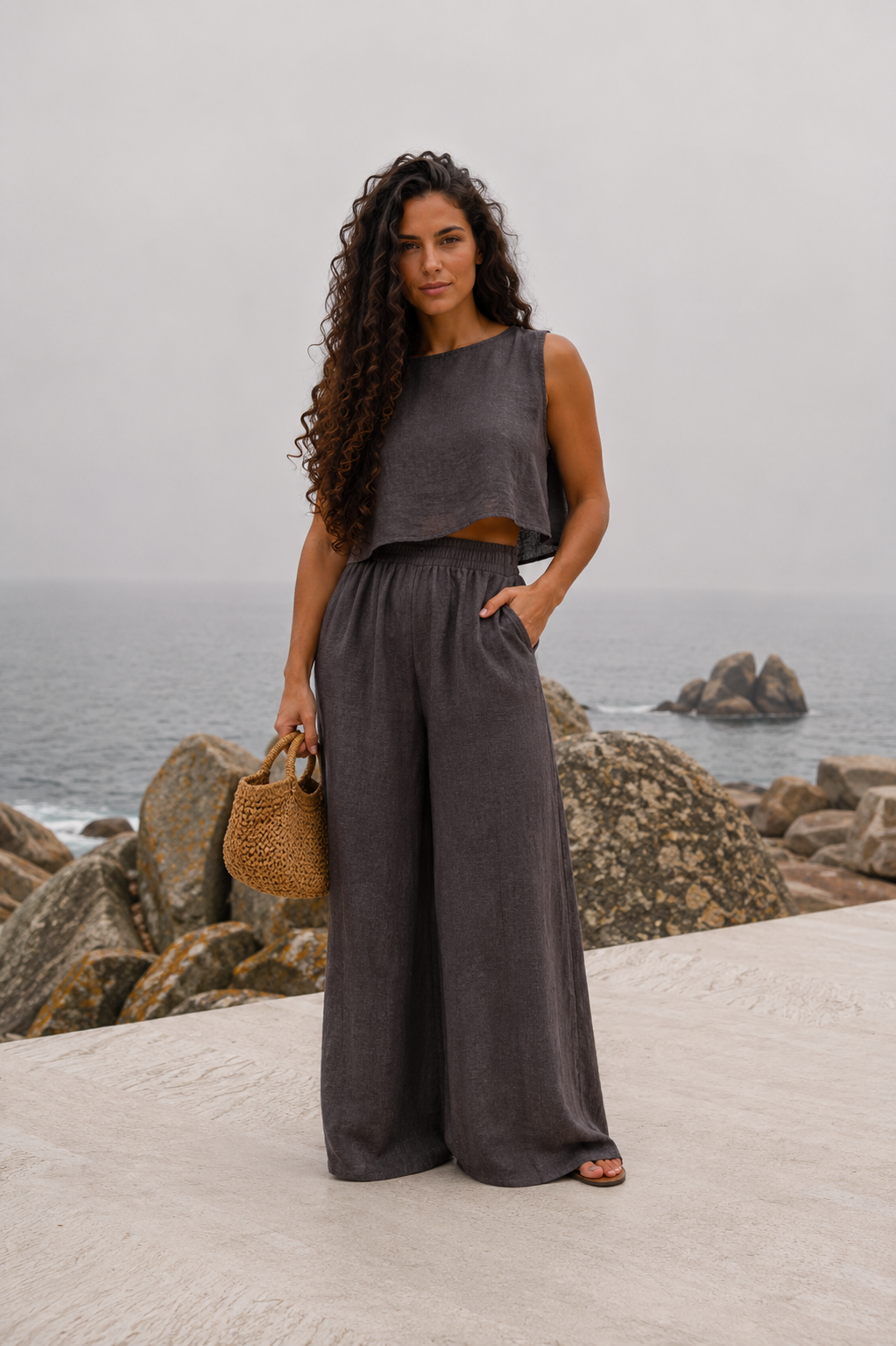 Conjunto Top Curto Mare