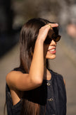 Dark denim vest