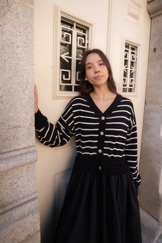 Striped dress skirt