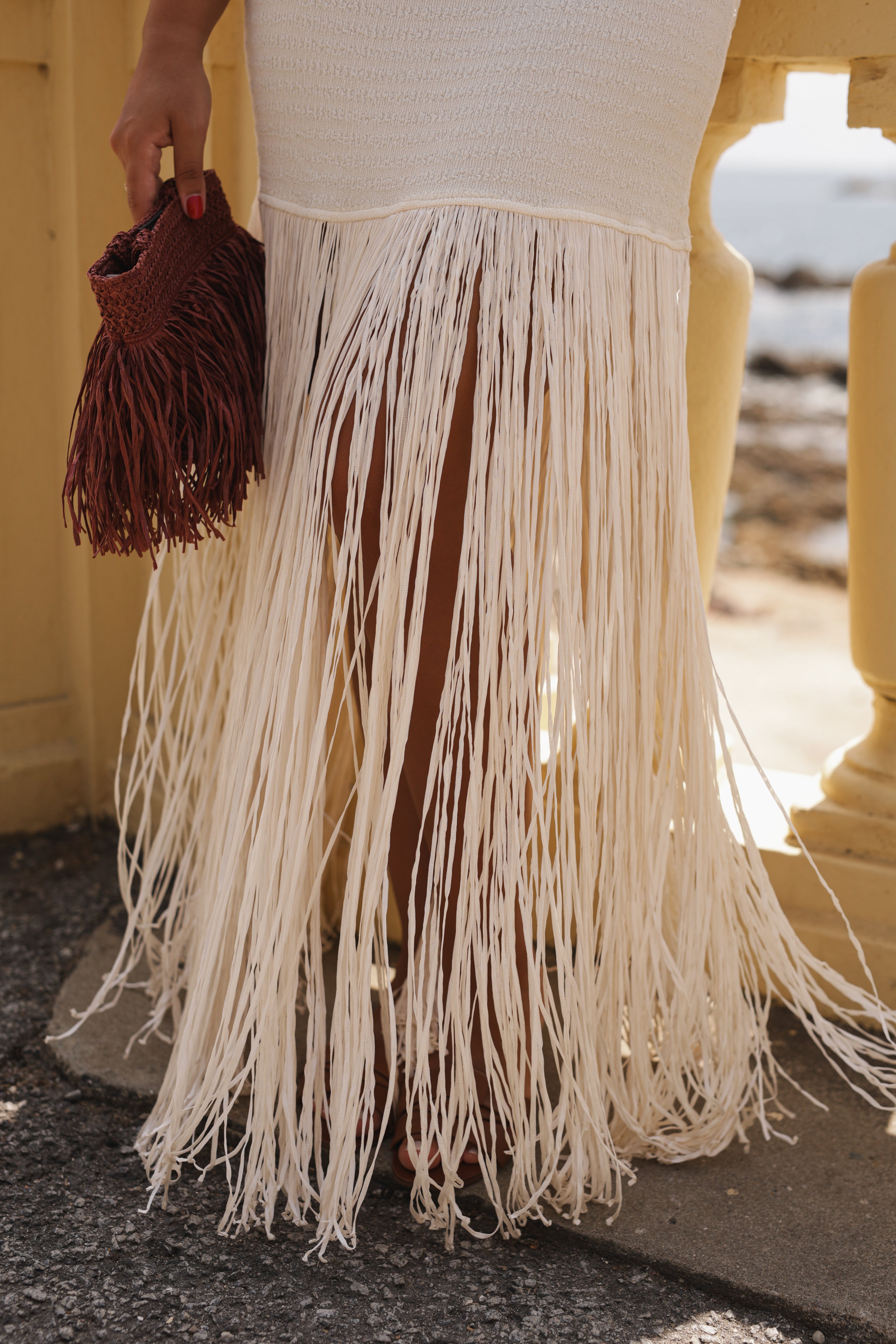 Vestido Franjas
