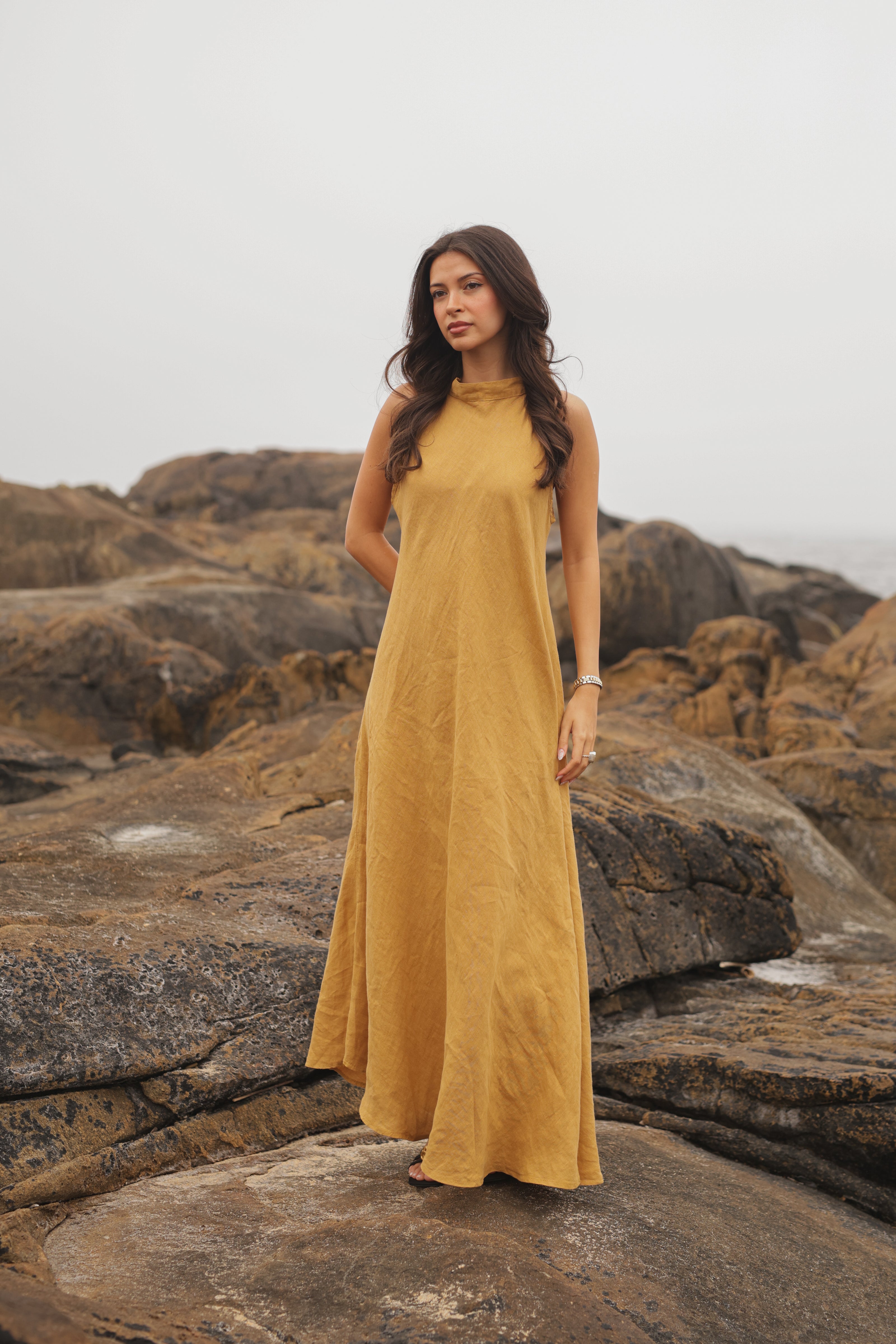 Vestido Linho Mare