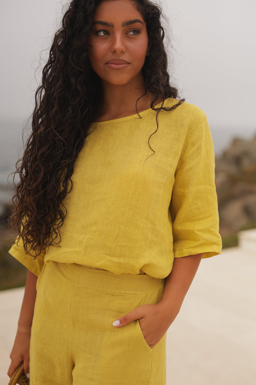 Conjunto Blusa Linho Mare