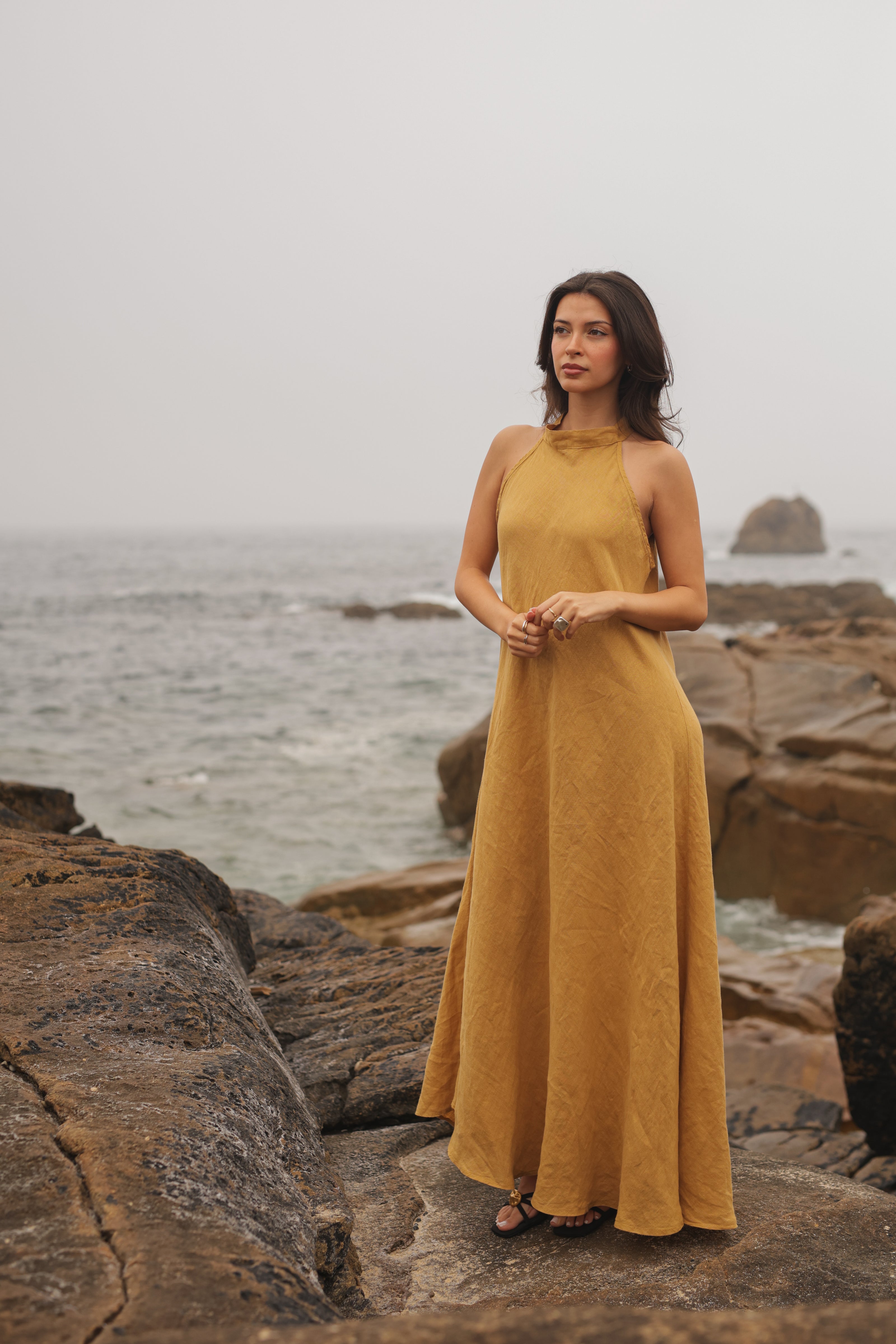 Vestido Linho Mare