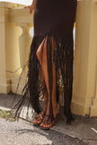 Vestido Franjas
