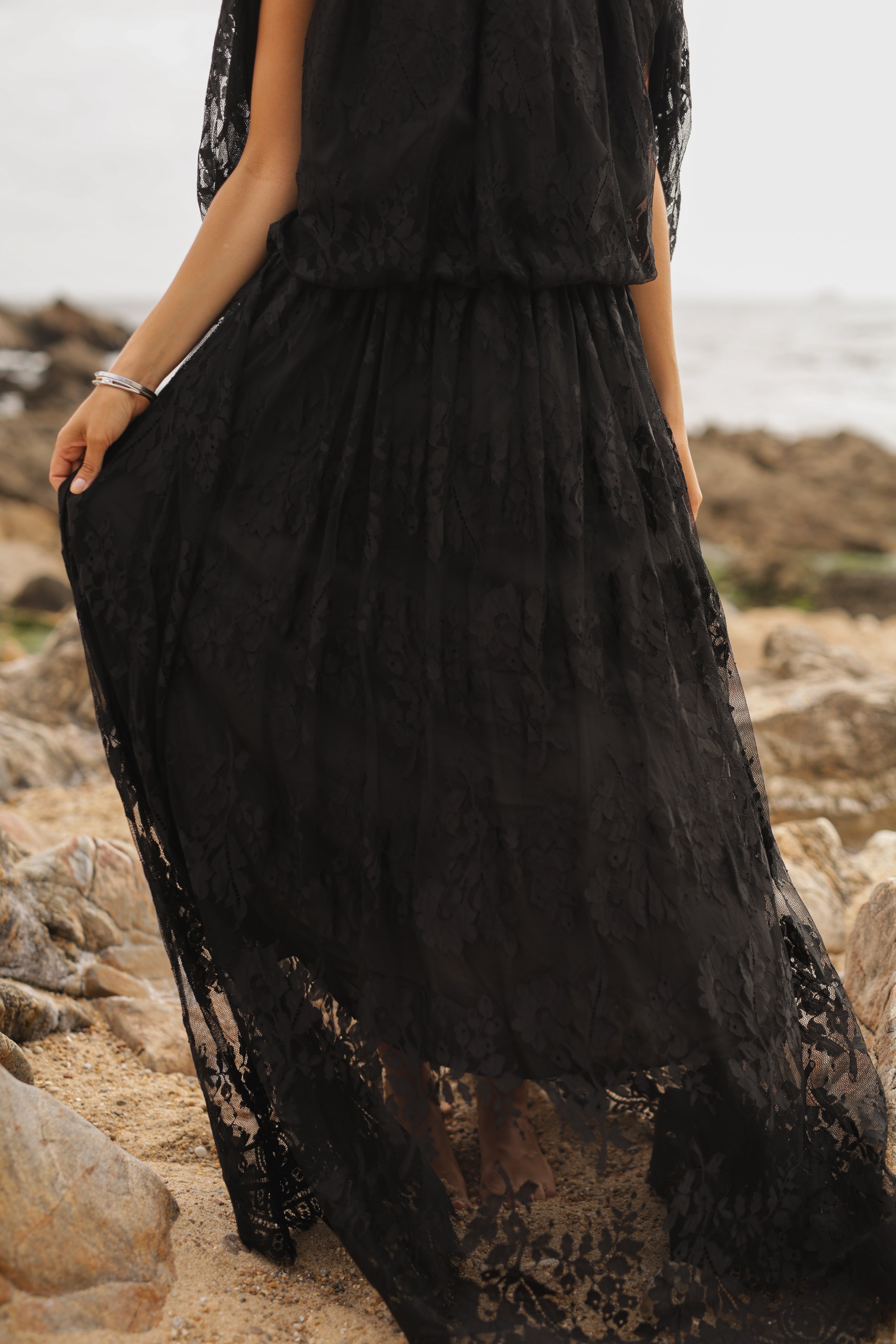 Vestido Comprido Renda