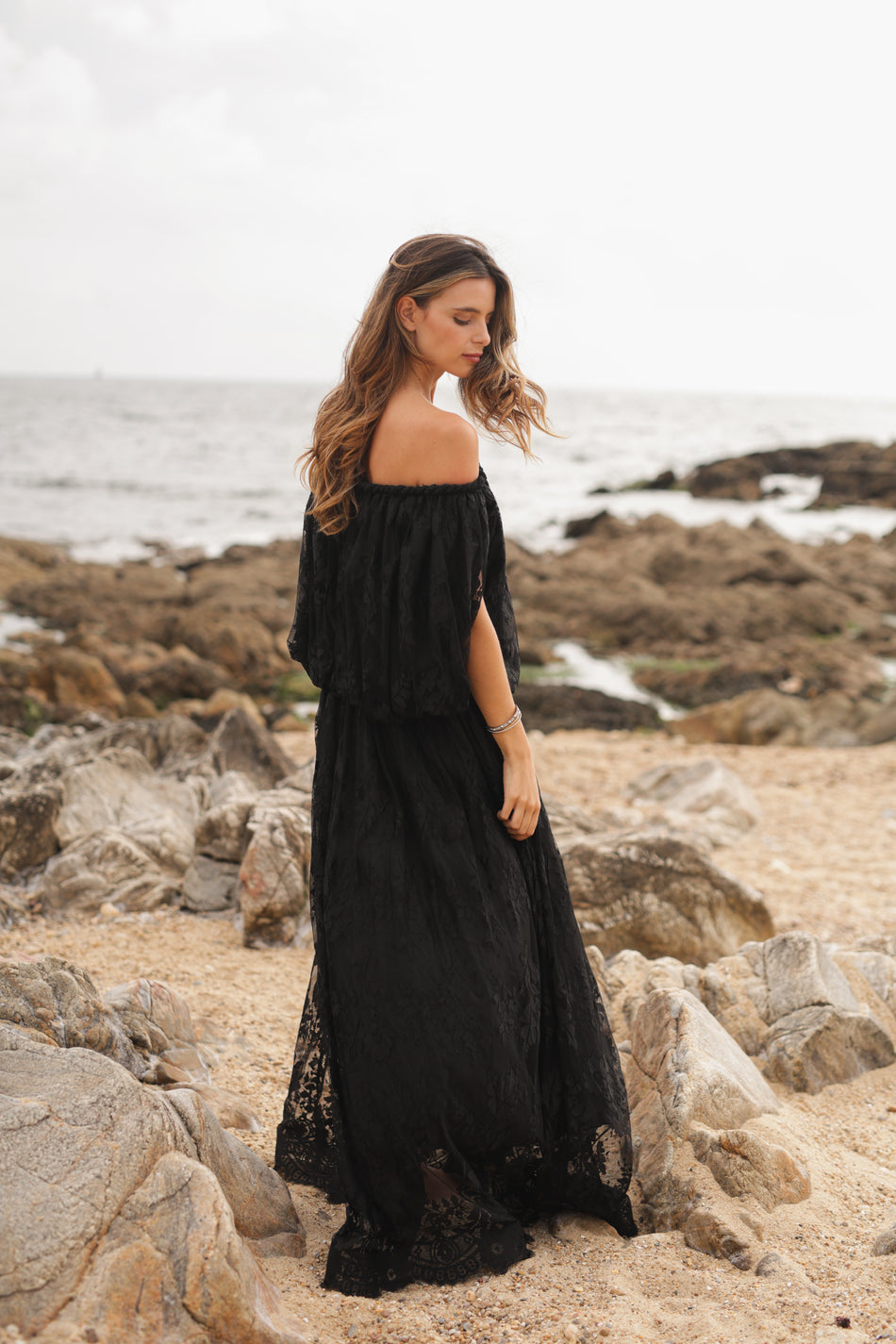 Vestido Comprido Renda
