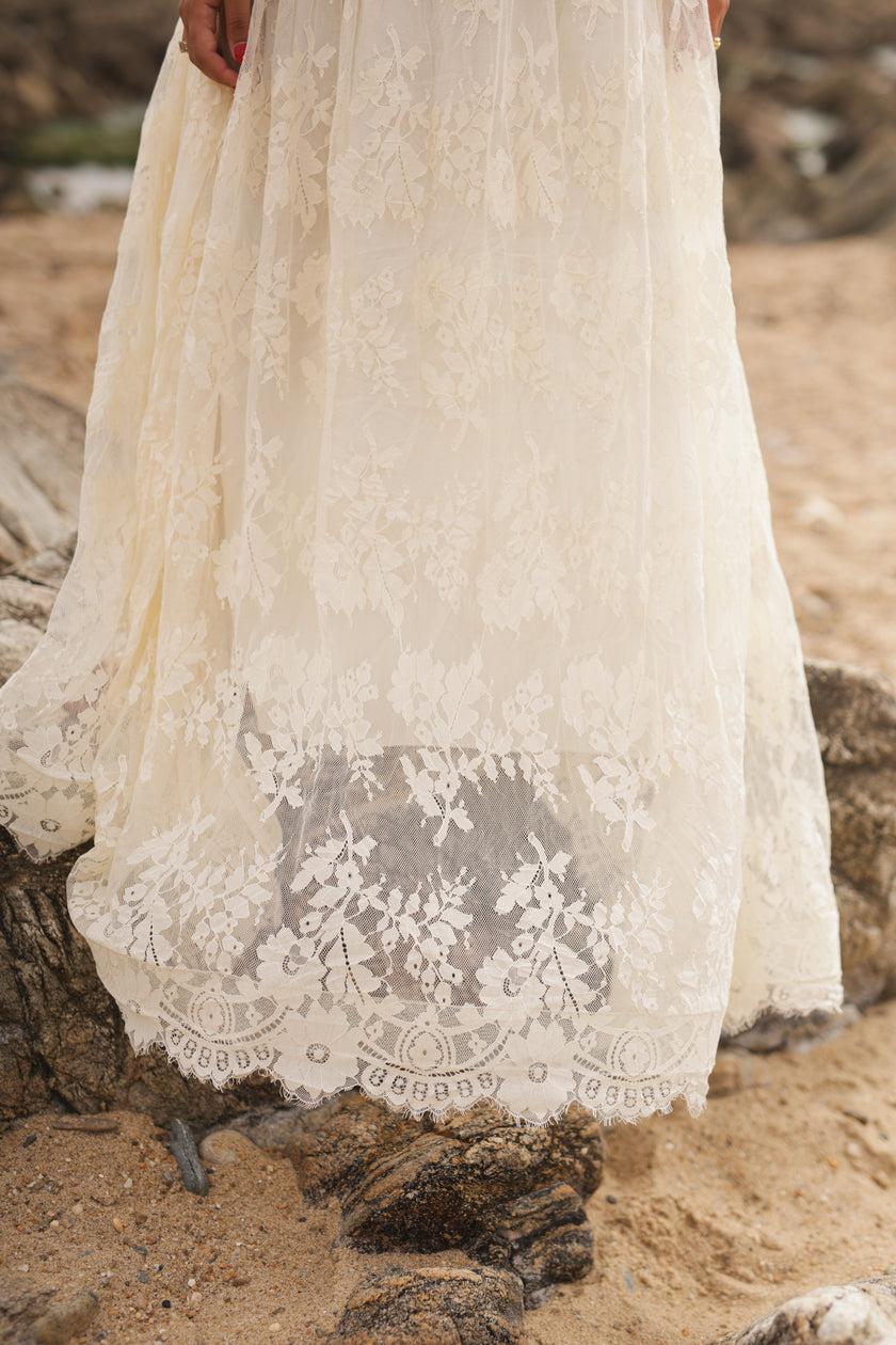 Vestido Comprido Renda