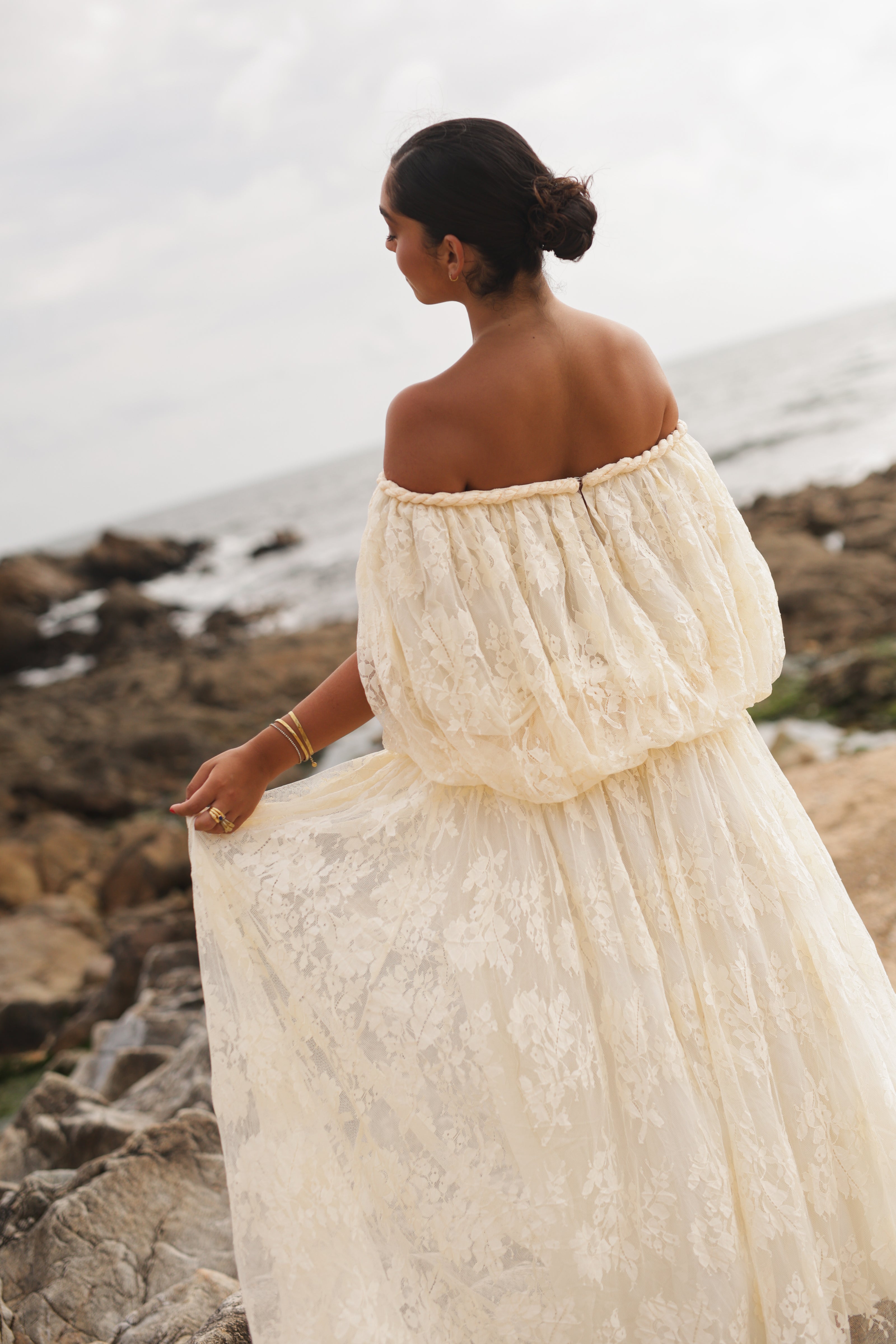 Vestido Comprido Renda