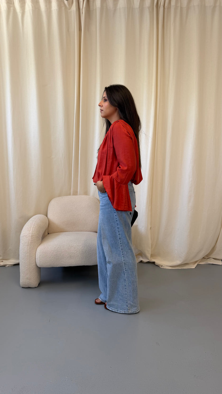 Carmine Blouse