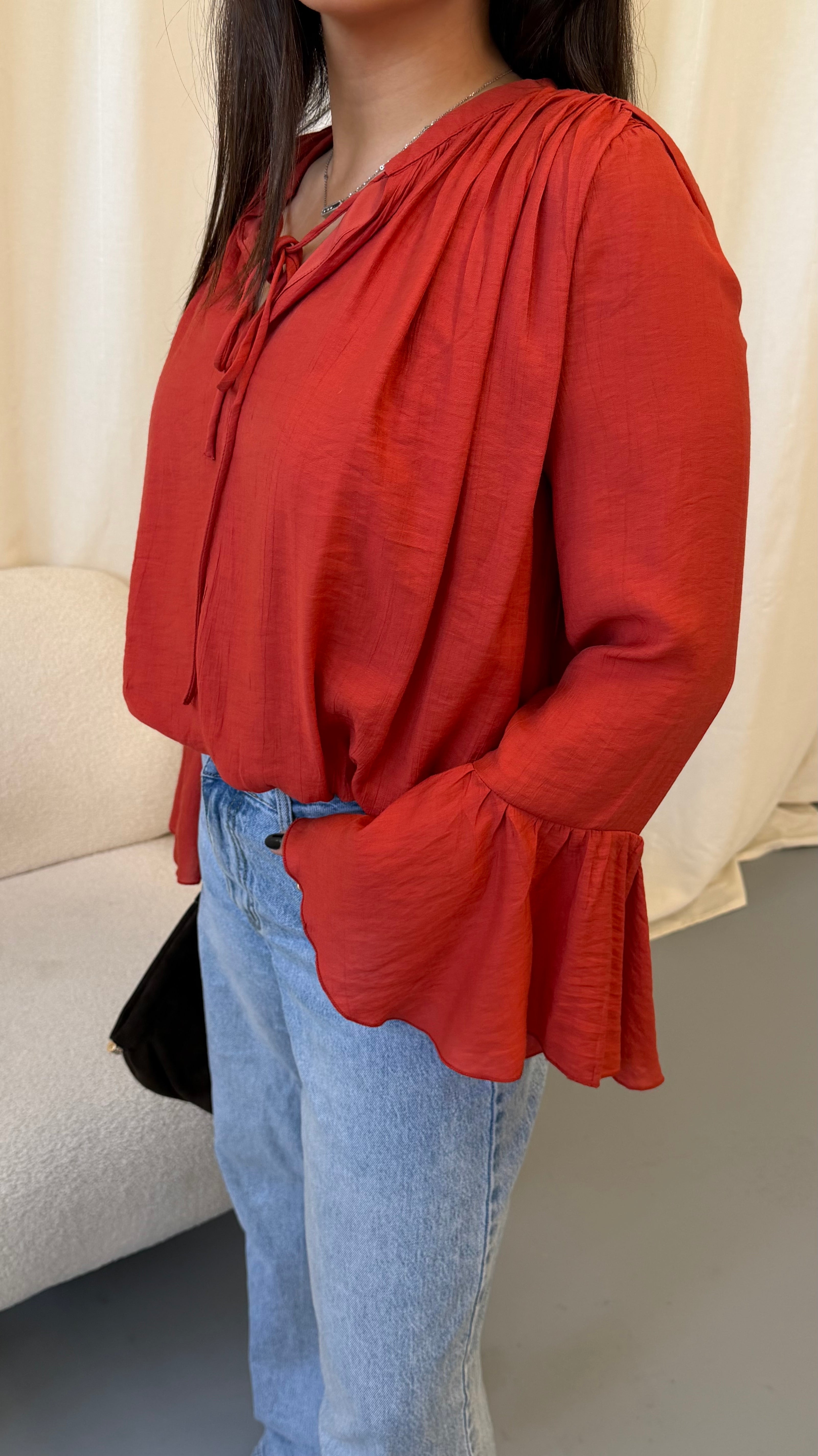 Carmine Blouse