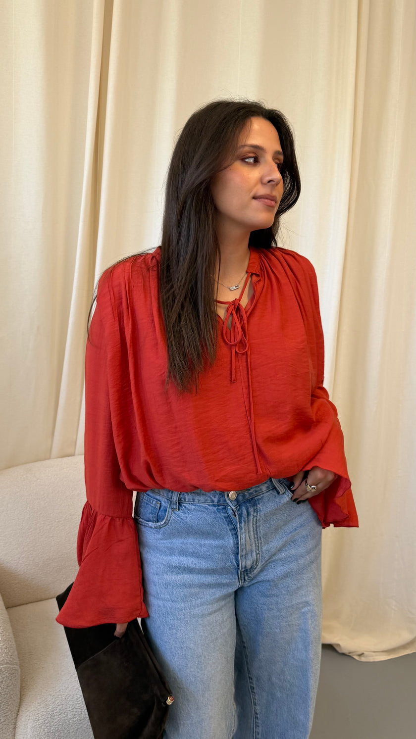 Carmine Blouse