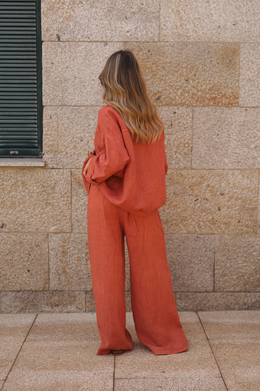 Conjunto Linho Bomber